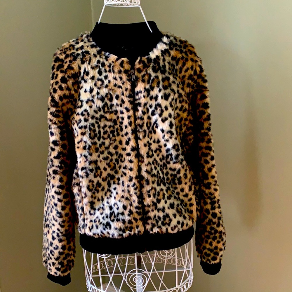 Anthropology Faux Fur Jacket